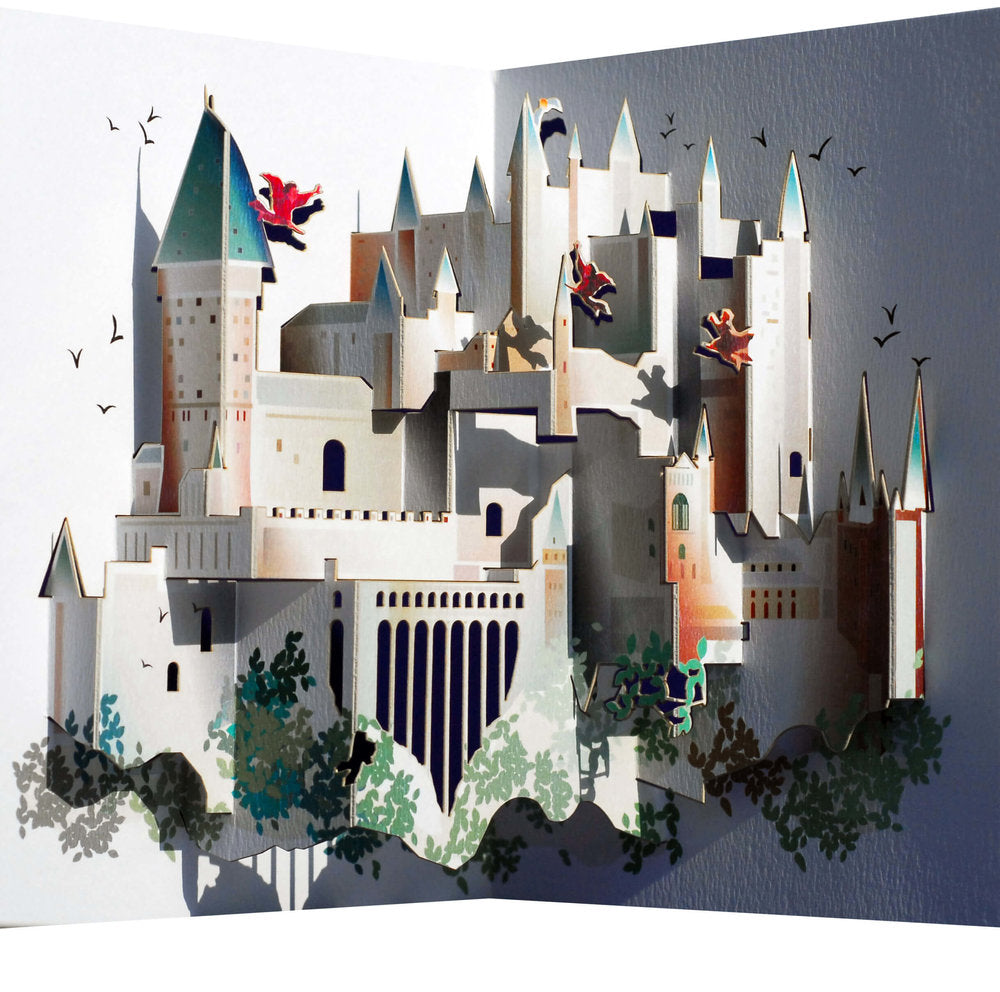 RPOP90 Inspired by Harry Potter Hogwarts Castle Pop Up Greeting Card