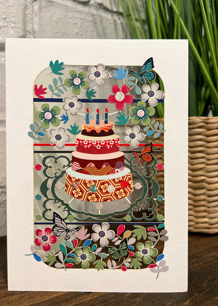 RPM204 Happy Birthday Cake and Flowers