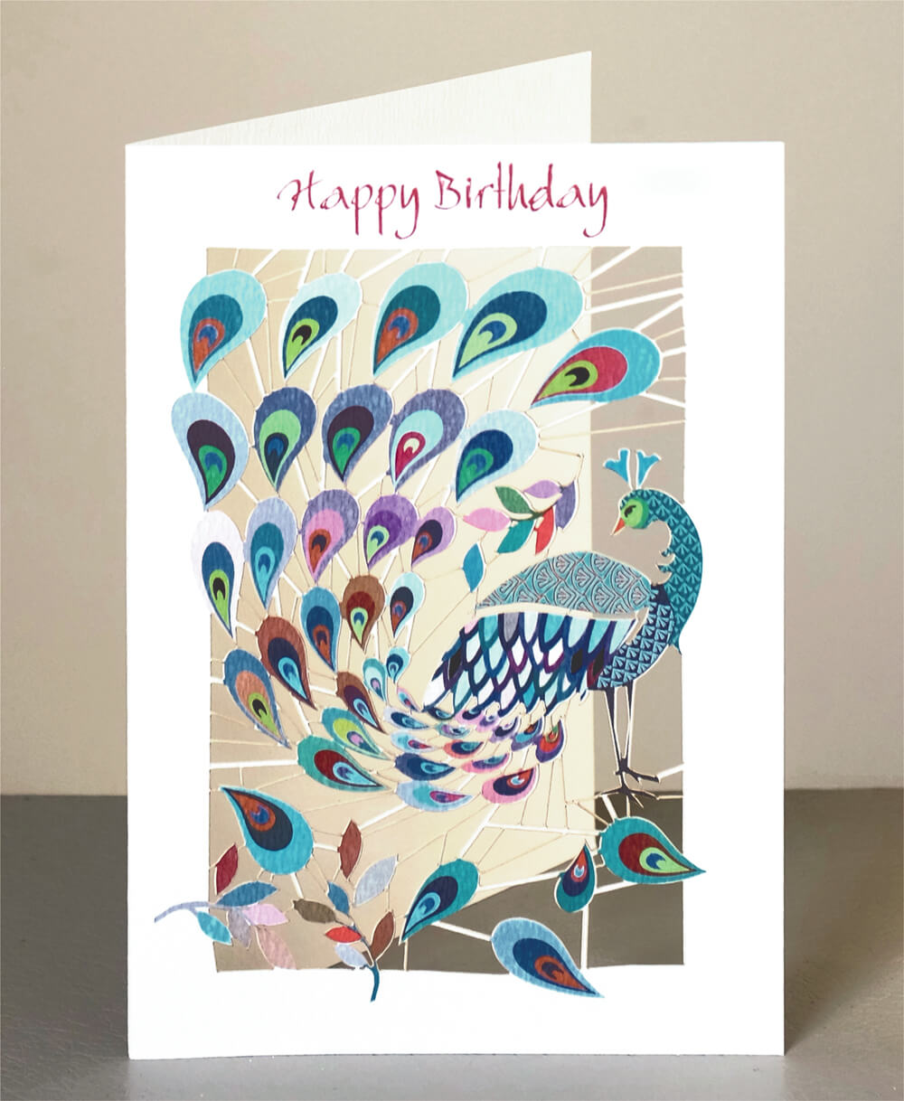 RPM119 Happy Birthday Peacock – Shadywood Designs