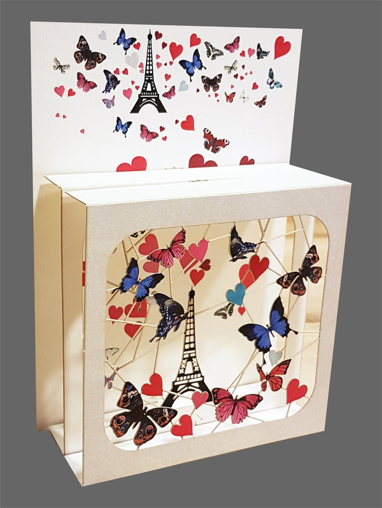 RBX110 Butterflies and the Eiffel Tower