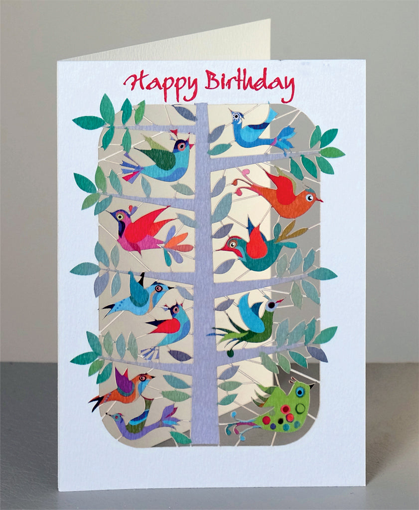 RPM213- Birthday birds in tree